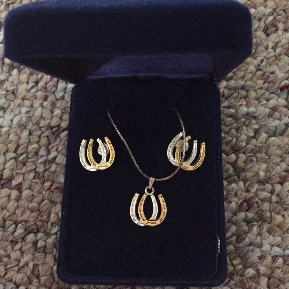 Montana silversmith jewelry set